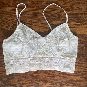 White crop top